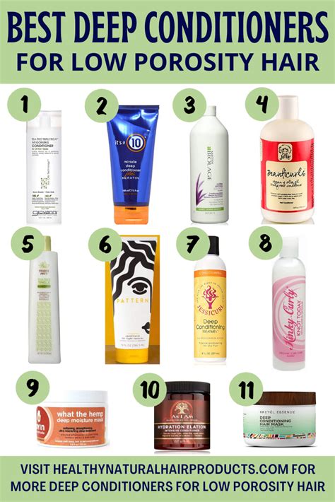 What Are the Best Products for Deep Conditioner for Low Porosity Hair?